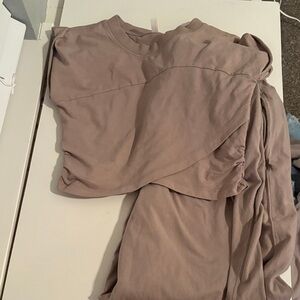 Free People Taupe Jumpsuit